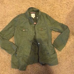 Children’s place army green jacket size large
